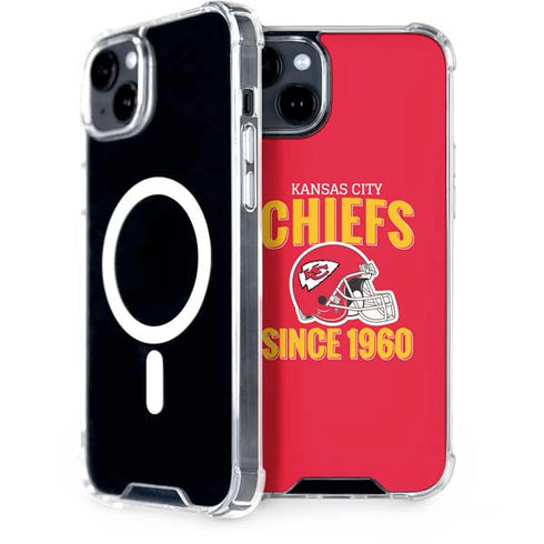 NFL Kansas City Chiefs Helmet iPhone 15 Plus MagSafe Case