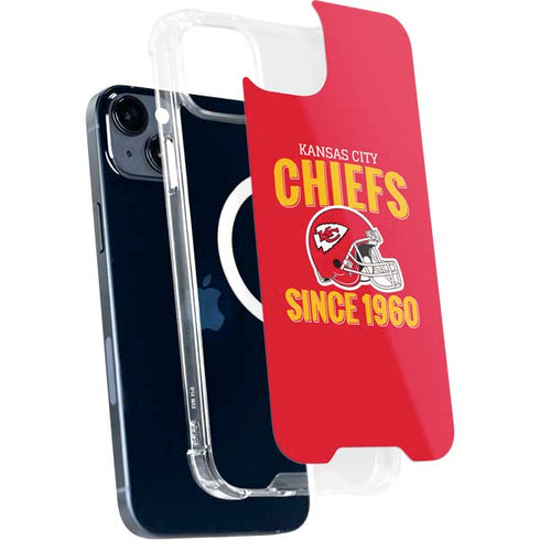 NFL Kansas City Chiefs Helmet iPhone 15 Plus MagSafe Case