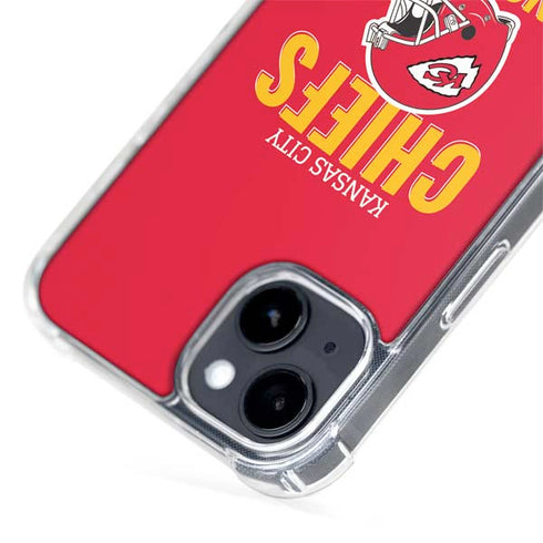 NFL Kansas City Chiefs Helmet iPhone 15 Plus MagSafe Case