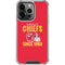 NFL Kansas City Chiefs Helmet iPhone 15 Pro Clear Case