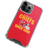 NFL Kansas City Chiefs Helmet iPhone 15 Pro Clear Case