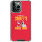 NFL Kansas City Chiefs Helmet iPhone 14 Pro Max Clear Case