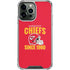 NFL Kansas City Chiefs Helmet iPhone 14 Pro Max Clear Case