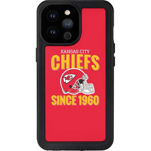 NFL Kansas City Chiefs Helmet iPhone 14 Pro Max Waterproof Case