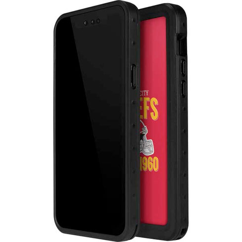 NFL Kansas City Chiefs Helmet iPhone 14 Pro Waterproof Case
