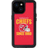 NFL Kansas City Chiefs Helmet iPhone 15 Waterproof Case