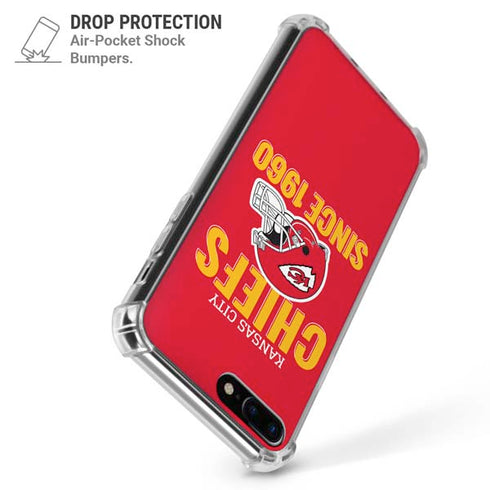 NFL Kansas City Chiefs Helmet iPhone 7/8 Plus Clear Case