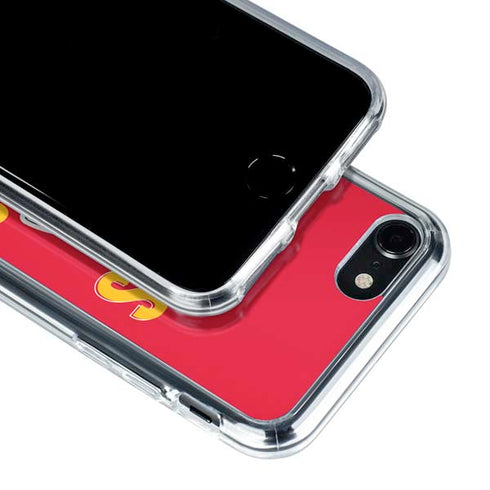 NFL Kansas City Chiefs Helmet iPhone SE (2nd & 3rd Gen) Clear Case