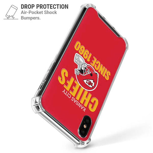 NFL Kansas City Chiefs Helmet iPhone X/XS Clear Case