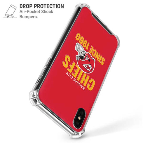 NFL Kansas City Chiefs Helmet iPhone XS Max Clear Case