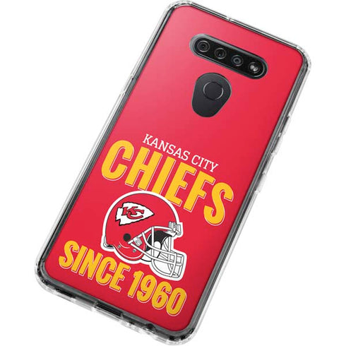 NFL Kansas City Chiefs Helmet LG K51/Q51 Clear Case