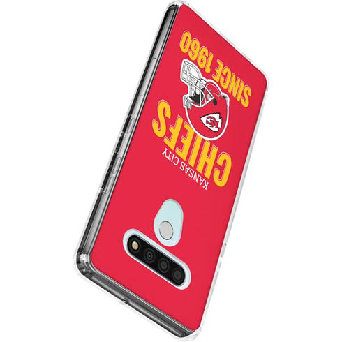 NFL Kansas City Chiefs Helmet LG Stylo 6 Clear Case