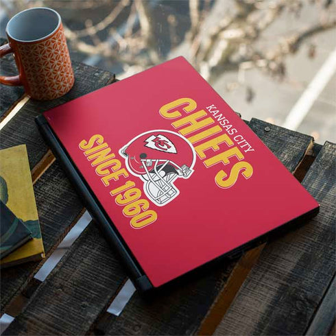 NFL Kansas City Chiefs Helmet MSI GS65 Stealth Laptop Skin