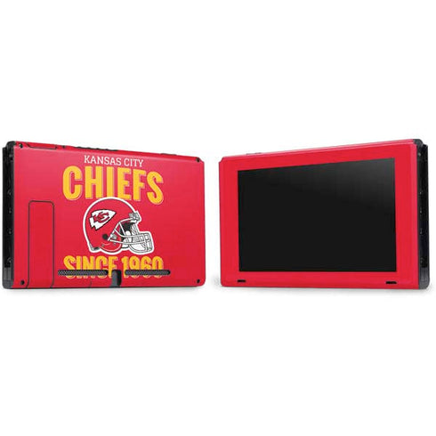 NFL Kansas City Chiefs Helmet Nintendo Switch Bundle Skin