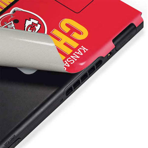 NFL Kansas City Chiefs Helmet Nintendo Switch Bundle Skin