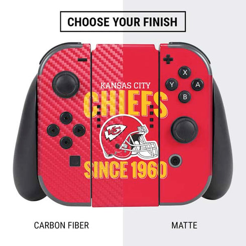 NFL Kansas City Chiefs Helmet Nintendo Switch Bundle Skin
