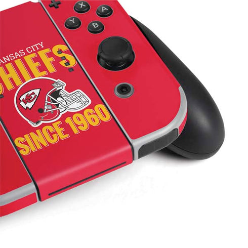 NFL Kansas City Chiefs Helmet Nintendo Switch OLED (2021) Skin