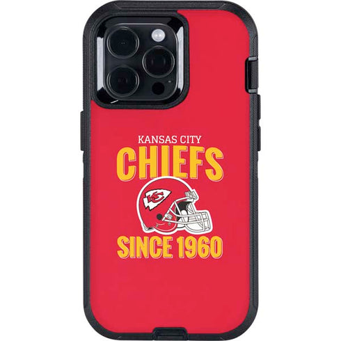 NFL Kansas City Chiefs Helmet Otterbox Defender iPhone Skin