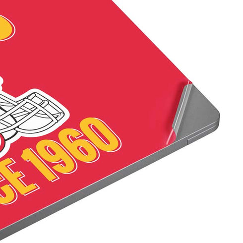 NFL Kansas City Chiefs Helmet Universal Laptop 15in (12.2 x 8.8in) Skin