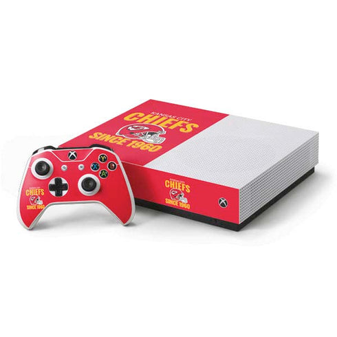 NFL Kansas City Chiefs Helmet Xbox One S All-Digital Edition Bundle Skin