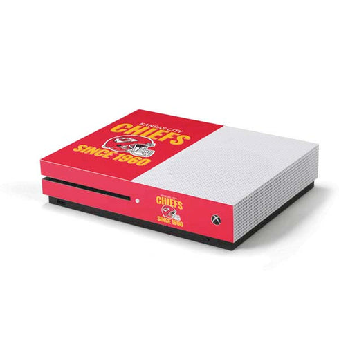 NFL Kansas City Chiefs Helmet Xbox One S Console Skin