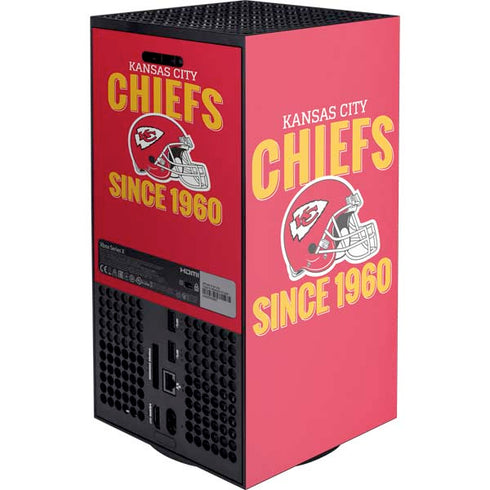NFL Kansas City Chiefs Helmet Xbox Series X Console Skin