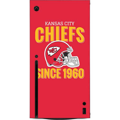 NFL Kansas City Chiefs Helmet Xbox Series X Console Skin