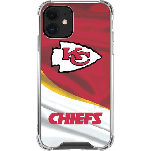 NFL Kansas City Chiefs iPhone 12 Mini Clear Case