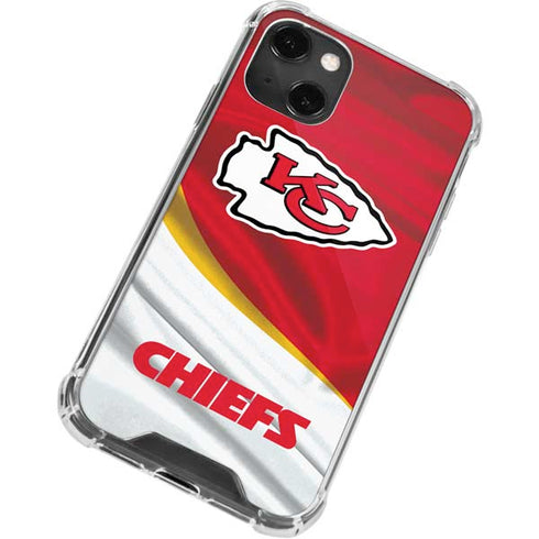 NFL Kansas City Chiefs iPhone 13 Mini Clear Case