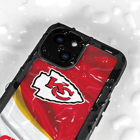 NFL Kansas City Chiefs iPhone 13 Mini Waterproof Case