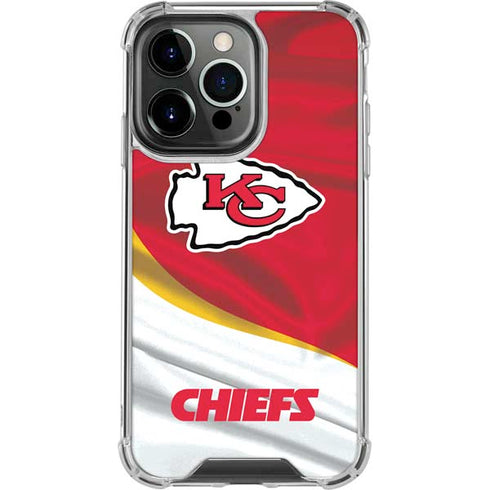 NFL Kansas City Chiefs iPhone 13 Pro Clear Case