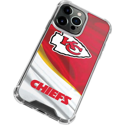 NFL Kansas City Chiefs iPhone 13 Pro Max Clear Case