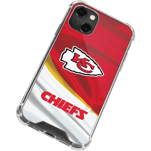 NFL Kansas City Chiefs iPhone 15 Plus Clear Case