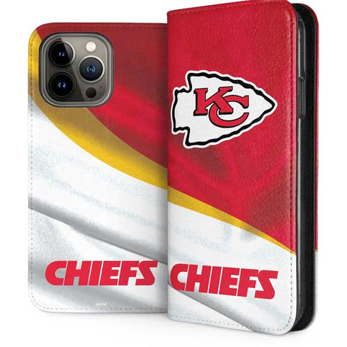 NFL Kansas City Chiefs iPhone 14 Pro Max Folio Case