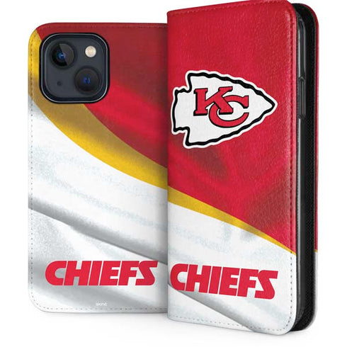 NFL Kansas City Chiefs iPhone 15 Plus Folio Case