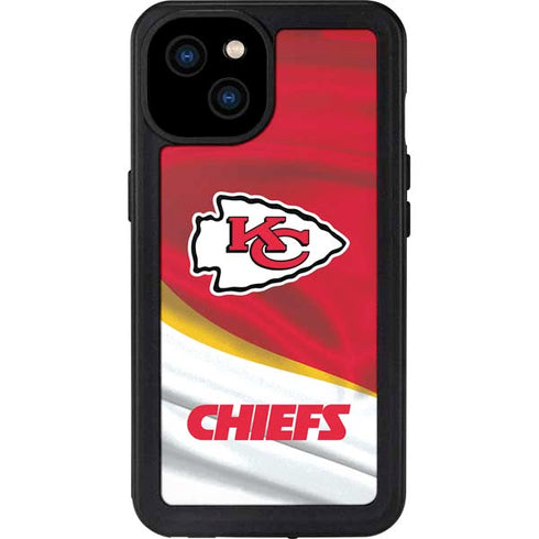 NFL Kansas City Chiefs iPhone 15 Plus Waterproof Case