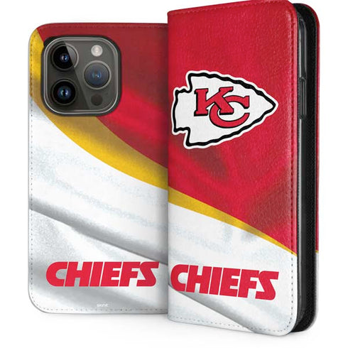 NFL Kansas City Chiefs iPhone 15 Pro Folio Case