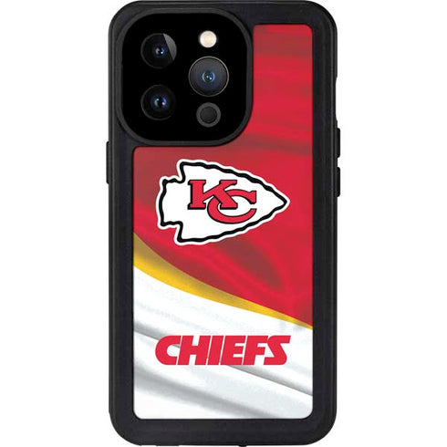 NFL Kansas City Chiefs iPhone 15 Pro Waterproof Case