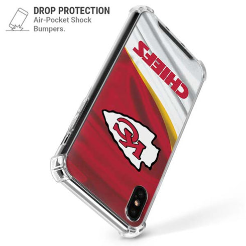 NFL Kansas City Chiefs iPhone X/XS Clear Case