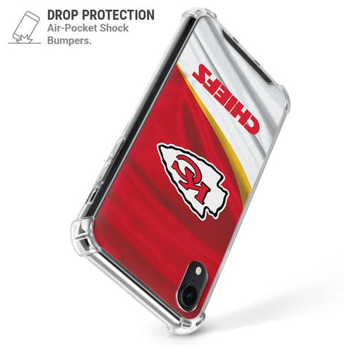 NFL Kansas City Chiefs iPhone XR Clear Case