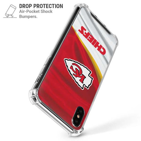 NFL Kansas City Chiefs iPhone XS Max Clear Case
