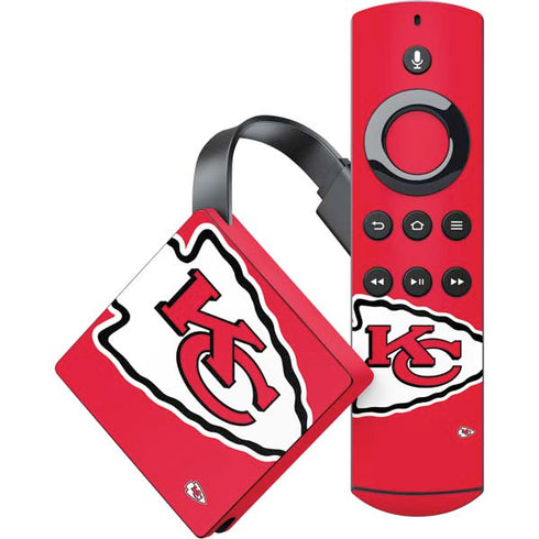 NFL Kansas City Chiefs Large Logo Amazon Fire TV Skin