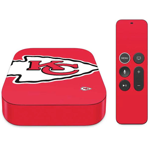 NFL Kansas City Chiefs Large Logo Apple TV Skin