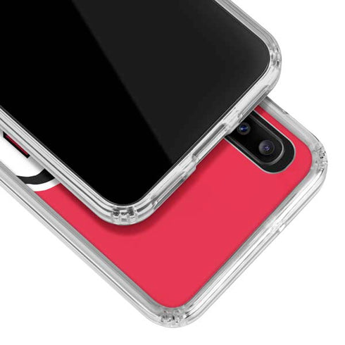 NFL Kansas City Chiefs Large Logo Galaxy A30 Clear Case
