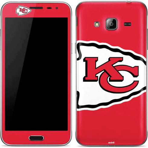 NFL Kansas City Chiefs Large Logo Galaxy J3 Skin