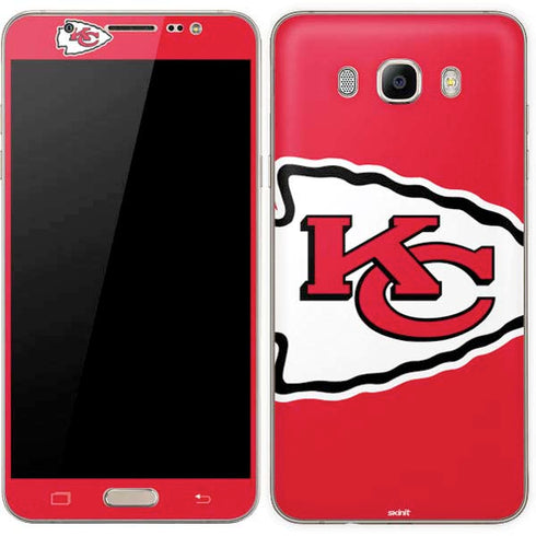 NFL Kansas City Chiefs Large Logo Galaxy J7 Skin