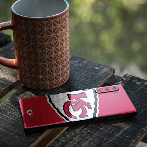 NFL Kansas City Chiefs Large Logo Galaxy Note 10 Skin