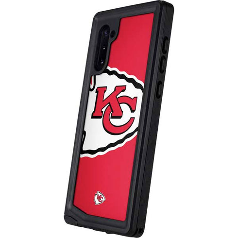 NFL Kansas City Chiefs Large Logo Galaxy Note 10 Waterproof Case