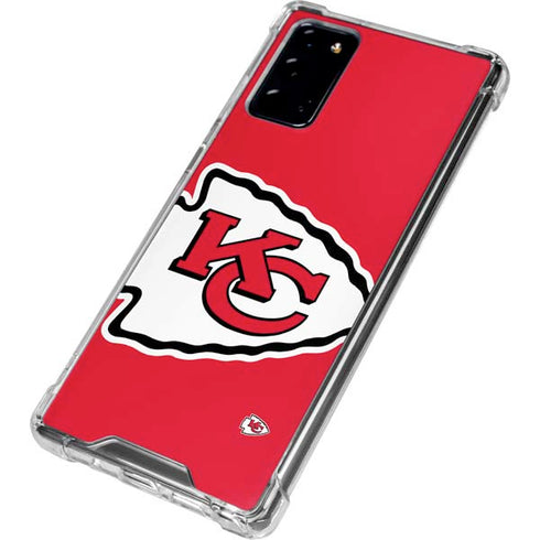 NFL Kansas City Chiefs Large Logo Galaxy Note20 5G Clear Case