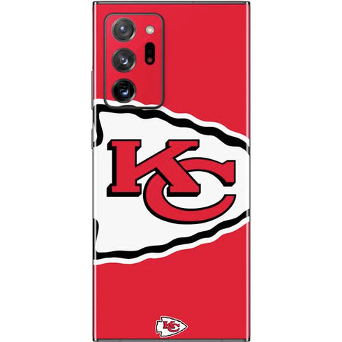 NFL Kansas City Chiefs Large Logo Galaxy Note20 Ultra 5G Skin